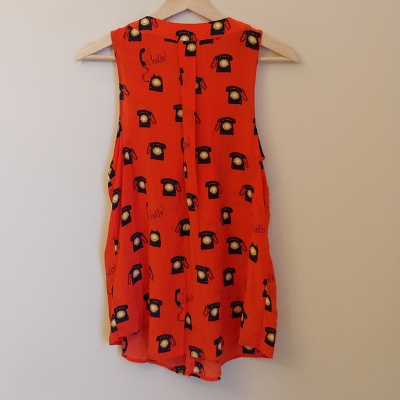 Maeve Anthropologie Ring True Telephone Blouse - Picture 7 of 7